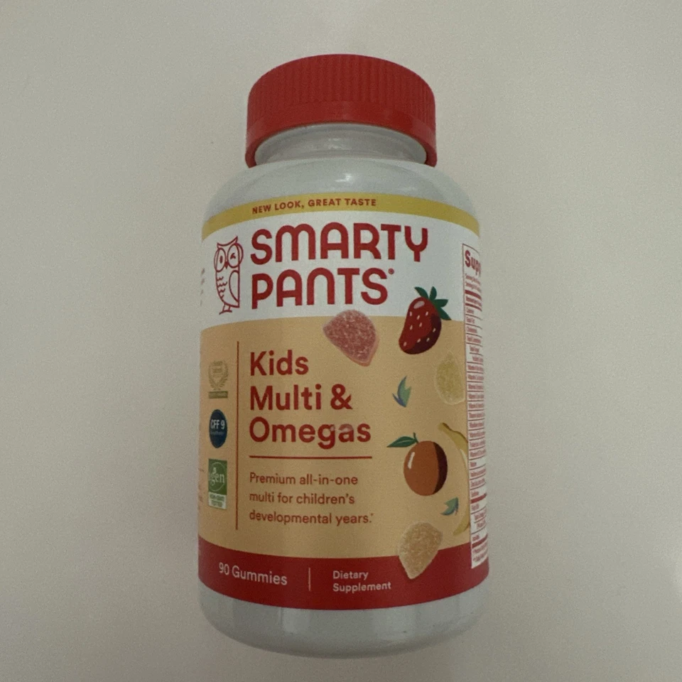 Smartypants Kids Complete Gummy Vitamins Omega 3 Fish Oil Multivitamin 90 Gummie