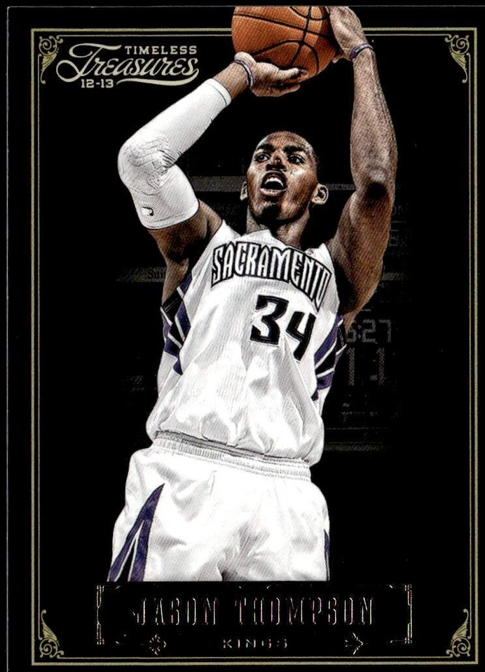 2012-13 Panini Timeless Treasures #30 Jason Thompson Gold #/10 E1 - Image 1 of 2