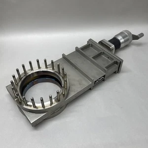 Valvola a saracinesca manuale conflat UHV 8" F10-60398-28 aspirapolvere ultra alto + bulloni - Foto 1 di 23