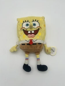 Ty Beanie Baby - SPONGEBOB SQUAREPANTS (8 Inch) NEW MWMTs Stuffed Animal Toy - Picture 1 of 2