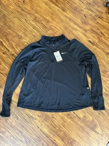 Chaqueta para correr reflectante para mujer Nike Dri-FIT negra CZ2849-010 nueva talla 1X nueva con etiquetas - Imagen 1 de 5