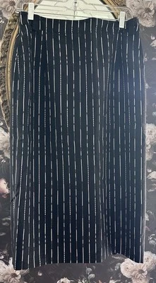 Винтажная юбка с высокой талией Mondi 80-х в тонкую полоску шерстяная смесь EU42 - Изображение 1 из 4