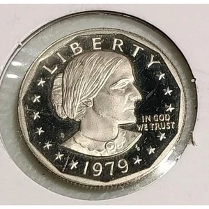 1979 S Susan B Anthony dollar Proof Coin Very Fine Condition #002 - Picture 1 of 4