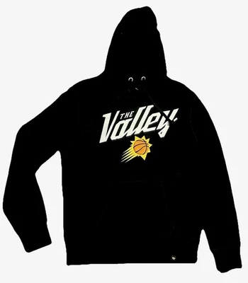 Phoenix Suns 连帽运动衫男式小号黑色 NBA The Valley 篮球 '47 — 第 1/4 张图片