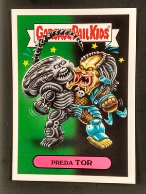 Garbage Pail Kids Modern Sci-Fi Sticker Preda Tor 1b - 2018 Parody of Predator - Image 1 of 2