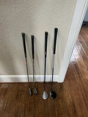 Juego de 4 palos de golf para niños de EE. UU. mano izquierda edades 7-9 conductor, conductor de calle, 6, 8  Foto 1 de 4