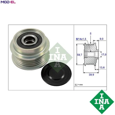 ALTERNATOR FREEWHEEL CLUTCH 535 0199 10 FOR TOYOTA YARIS/VERSO/VAN/FUN/CARGO - Image 1 of 4