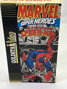 VHS The Amazing Spider-Man Vol. 1 1991 Marvel Goldstar Collectors Edition - Picture 1 of 11