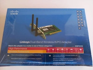 10 x adaptateur Linksys de Cisco double bande sans fil N PCI WMP600N NEUF - Photo 1/2