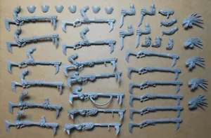 Tau Empire - Kroot Fleischfresser Gewehre Köpfe Schulterpolster Arme (a) Bits Box - 40K - Bild 1 von 1