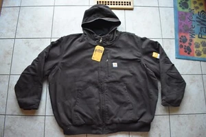 Loose Carhartt Full Swing Washed Duck Fleece Lined Jacket W/Hood OJ3371-M 4XL - Picture 1 of 8