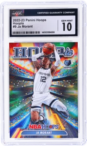 2022 Hoops Ja Morant Hoopla #9 CGC 10 - Picture 1 of 2