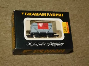GRAHAM FARISH N GAUGE 3514 Covered Hopper Wagon Tunnel Bulk Cement - Picture 1 of 2