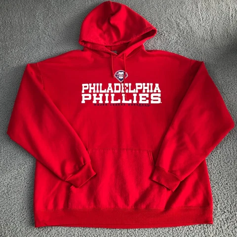Philadelphia Phillies Hoodie Men's XXL Red Baseball MLB Cover