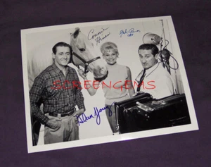 Mr. Mister Ed Connie Hines Alan Young RARA foto firmata fotografo CBS Rona  - Foto 1 di 4