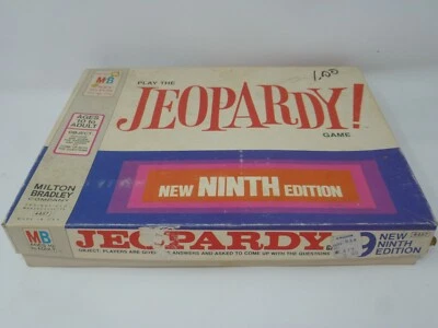 JEOPARDY! GAME  by Milton Bradley  VINTAGE Very Good condition  1972  COMPLETE - Image 1 of 4