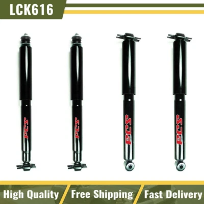 Amortiguador delantero y trasero de 4 para Jeep Wrangler TJ 1997 1998 1999 2000-2006 Foto 1 de 4