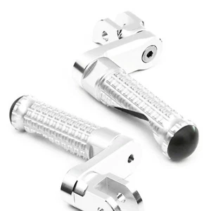 Clavijas de pie delanteras plateadas MPRO 40 mm para ZX-6R NINJA ZX-600 95-01 02 - Imagen 1 de 7