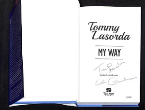 Tommy Lasorda Autographed "My Way" HC Book JSA Dodgers - Picture 1 of 4