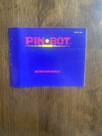 Pin Bot Nintendo NES Instruction Manual Booklet Only