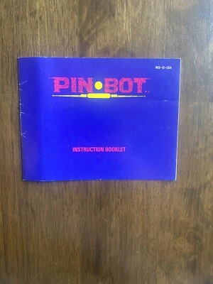 Pin Bot Nintendo NES Instruction Manual Booklet Only - Image 1 of 2