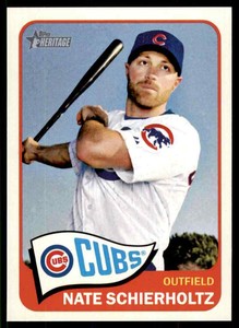 2014 Topps Heritage Nate Schierholtz #125 Chicago Cubs