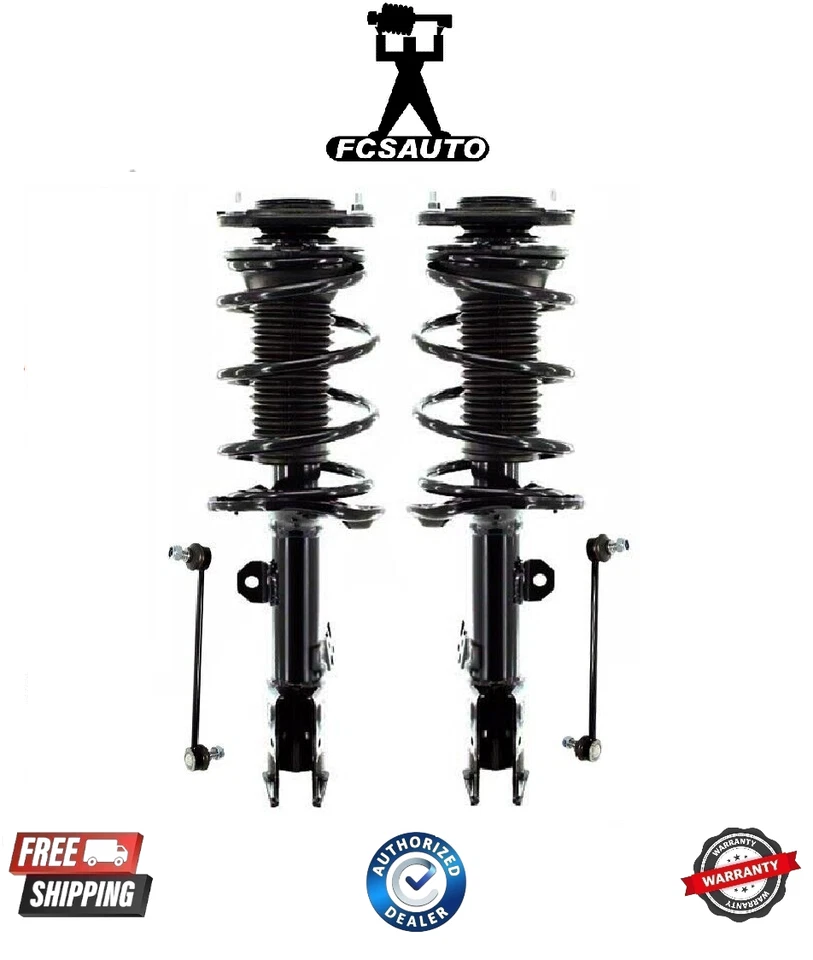 Muelle helicoidal y barra estabilizadora de suspensión delantera completa para Toyota Corolla 14-19 Foto 1 de 1