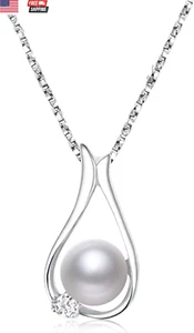 Pearl Necklaces,Gifts for Women Wife, Pearls Pendant Necklace, Christmas Day Gif - Picture 1 of 6