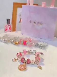 70Pcs Bracelet Making Kit Bead Jewelry Mermaid Unicorn DIY Craft Girls Inc Extra - Picture 1 of 7