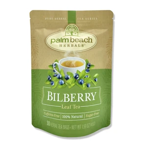 Heidelbeerblatt Tee von Palm Beach Herbals | 30ct, koffeinfrei - Bild 1 von 4