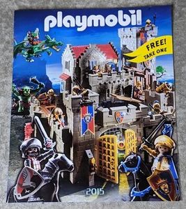 Playmobil Collezione 2015 Catalogo Castello Cavalieri Drago Copertina - Foto 1 di 2