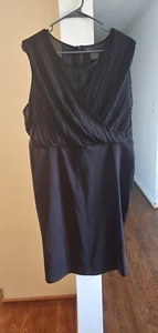 Kardashian Kollection Cross-Kleid vorne schwarz XL neu mit Etikett - Bild 1 von 4