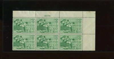 RW16 Federal Duck Mint Plate Block of 6 Stamps  (RW16 A14) - Image 1 of 2