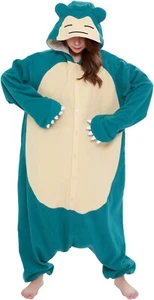 Sazac fleece costume Pokemon Snorlax free size Kigurumi Cosplay JAPAN NEW - Picture 1 of 7