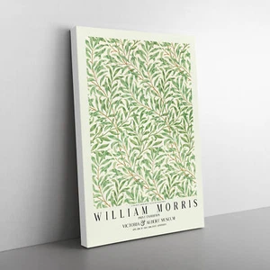 Willow Bough With Border By William Morris Canvas Wall Art Print Framed Picture - Picture 1 of 6