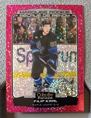 Filip Kral Marquee Rookie 2022-23 O Pee Chee Platinum Violet Pixels /299 #282 - Image 1 of 2