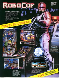 Pinball ROM SOUND SET (3 chips) Data East Robo Cop - Picture 1 of 1