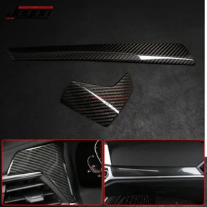 Carbon Center Console Dashboard Panel Trims For BMW 3 Series G20 G21 2020 2021 - Picture 1 of 9