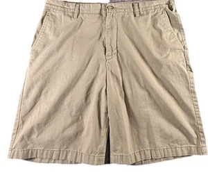 Nautica Shorts Mens 38Brown Beige Chino Outdoors Classic Fit Flex Stylish Mens - Picture 1 of 11