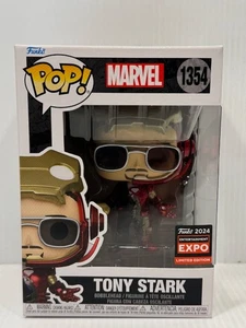 Tony Stark Marvel Funko Pop! #1354 Entertainment Expo Exclusive LE In Case - Picture 1 of 8