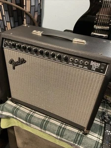 Fender Deluxe 112 Plus Combo with Wheels, Cover, Pedal *Excellent* PR 291 - Picture 1 of 8