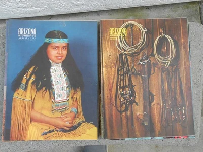Lot of 20 Vintage Arizona Highways Magazines Native American Southwest 1949-1952 Foto 1 de 4