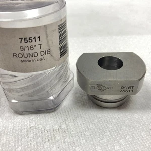 Hougen 75511 9/16" T Round Die ( 1/4-3/8THK) - Picture 1 of 4