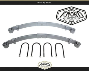 LAND ROVER SERIES 2 2A 3 FRONT PARABOLIC LEAF SPRING SET SWB LWB WITH U BOLT - Picture 1 of 1
