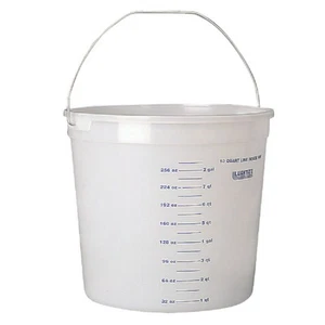 Leaktite 10 Qt. Clear Plastic Bucket with Measuring Increments 1045139 Leaktite - Picture 1 of 1
