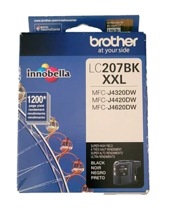 Original OEM Brother LC207BK XXL Tintenpatrone mit hoher Reichweite schwarz - Ablaufdatum 11/2021 - Bild 1 von 5