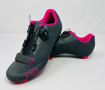 ZAPATOS BOA DE CICLISMO DE CARRETERA FIZIK R5 MUJER 9 3/4 (SOLO USO DE CICLISMO PELOTÓN) ADORNO ROSA Foto 1 de 4