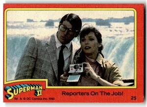 1980 Topps Superman II Card #25 Reporters on the Job! - Picture 1 of 4