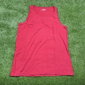 Trader Bay Tank Top Shirt Red Mens Large  - Picture 1 of 10