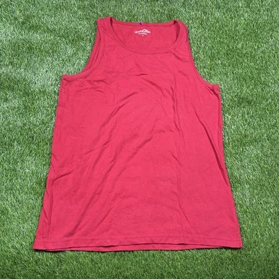 Trader Bay Tank Top Shirt Red Mens Large  - Image 1 of 4